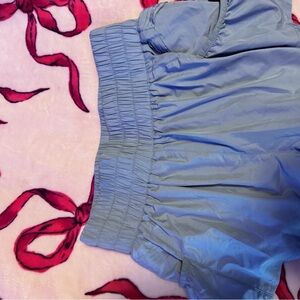 FP Movement by Free People Blue Gathered Shorts